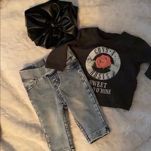 H&M guns & roses outfit!